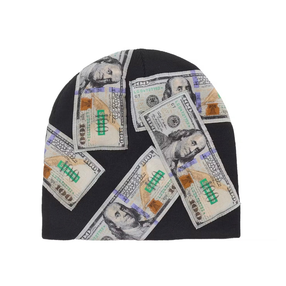 Supreme Money Beanie Black