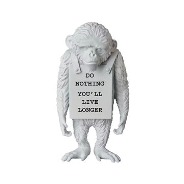 Banksy Brandalism Monkey Sign Figure