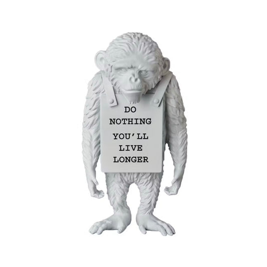Banksy Brandalism Monkey Sign Figure