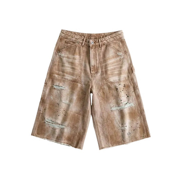 Bravest Distressed Workwear Jorts