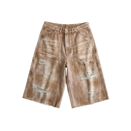 Bravest Distressed Workwear Jorts