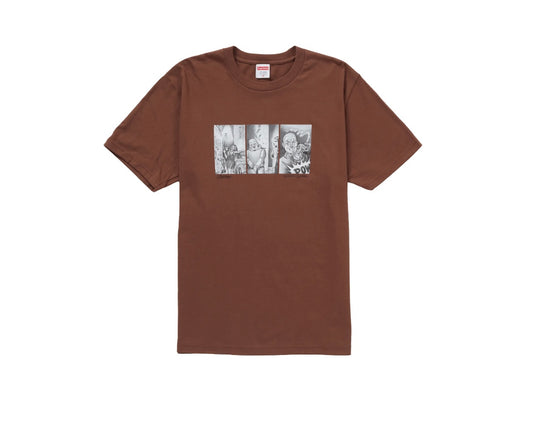 Supreme Pow Tee Brown