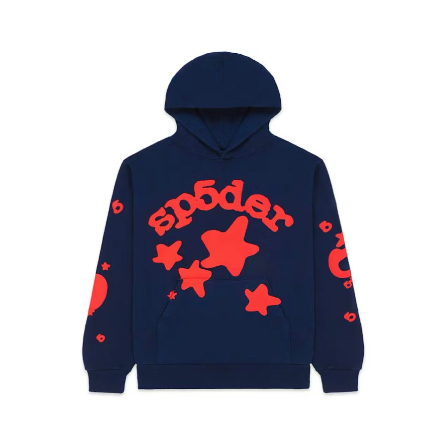 Sp5der Beluga Hoodie Navy