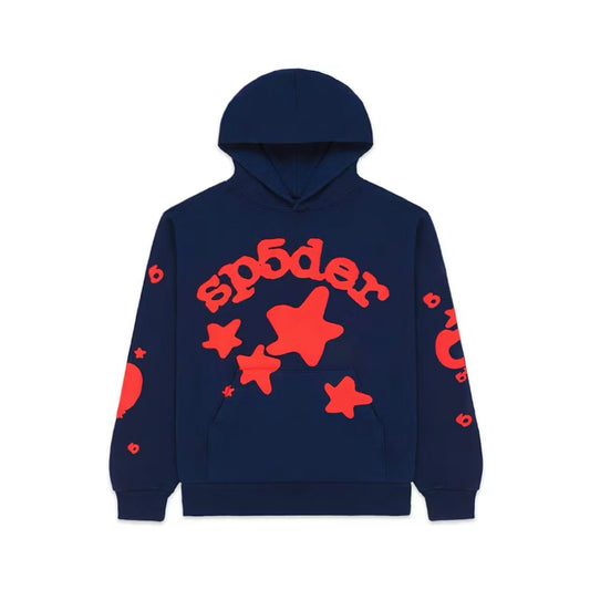 Sp5der Beluga Hoodie Navy