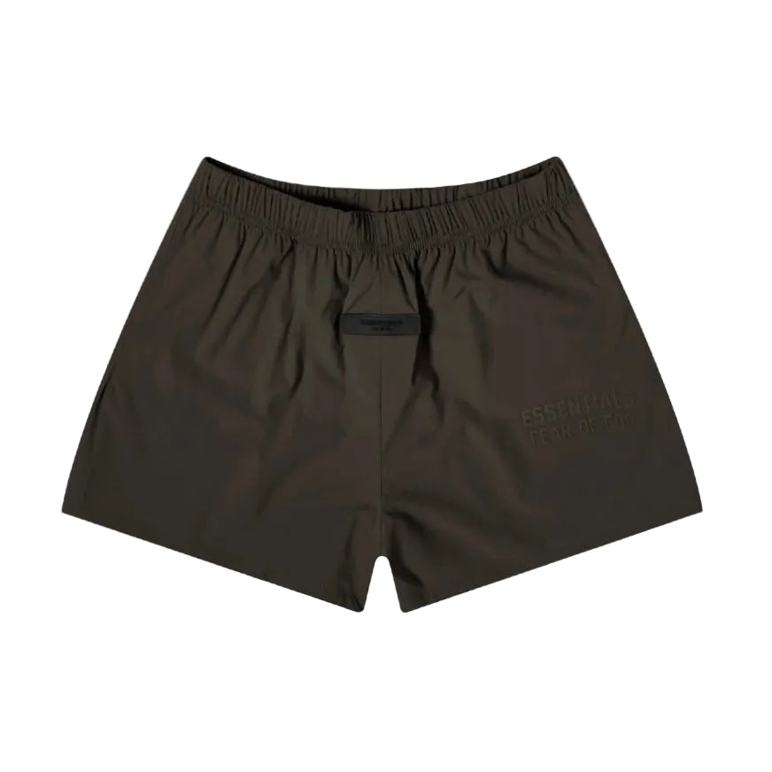 Fear of God Essentials Nylon Running Shorts Off Black