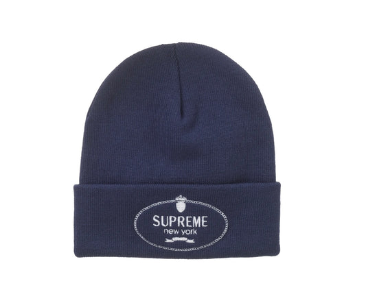 Supreme Crest Beanie Navy