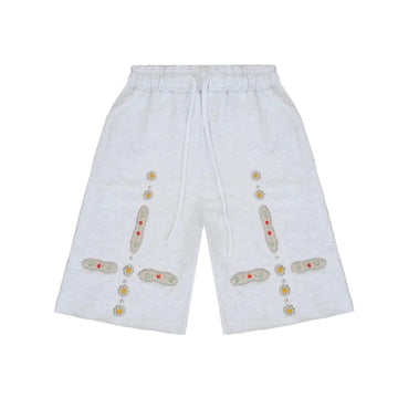 Bravest Sapphire Baggy Sweatshorts Heather Grey