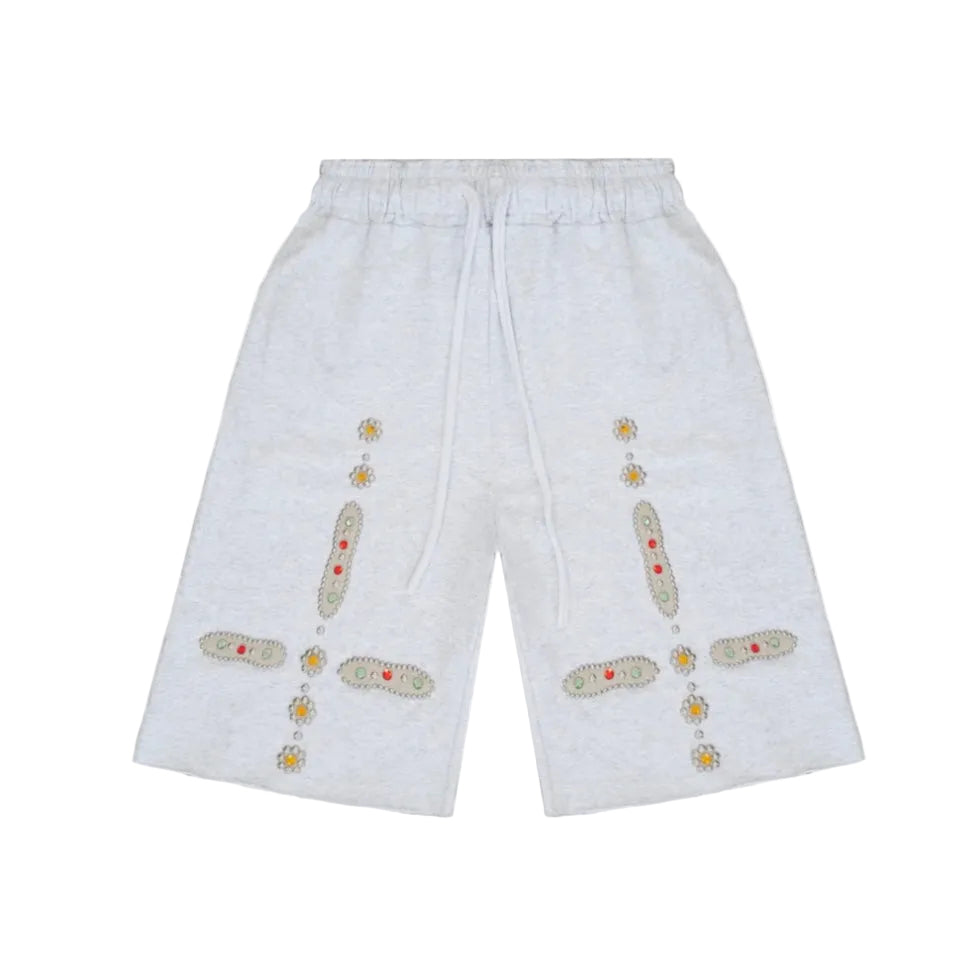 Bravest Sapphire Baggy Sweatshorts Heather Grey