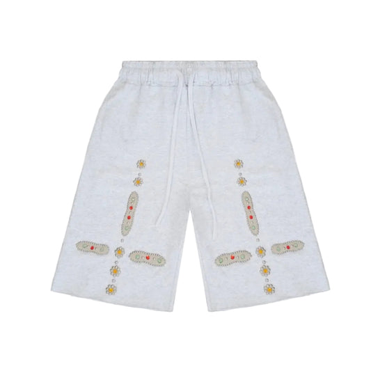 Bravest Sapphire Baggy Sweatshorts Heather Grey