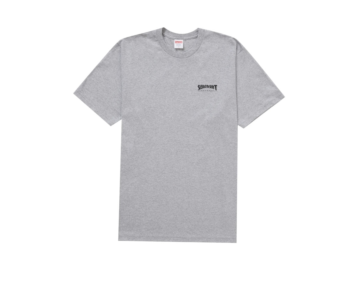 Supreme Thrasher Cross Tee Grey