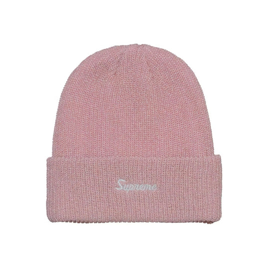 Supreme Loose Gauge Beanie Pink Reflective