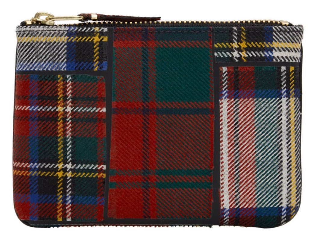 Comme Des Garcons Tartan Patchwork Red