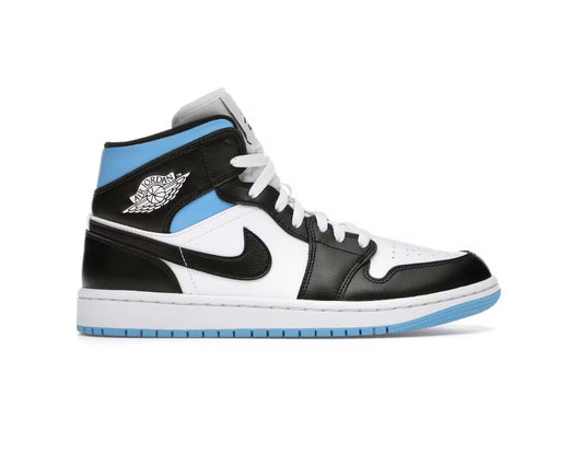 Jordan 1 Mid University Blue Black