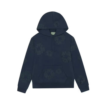 Denim Tears Cotton Wreath Hoodie Navy