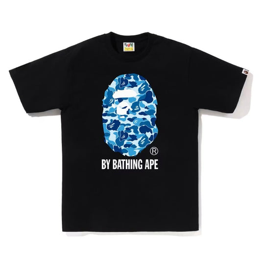 Bape ABC Camo Ape Tee Black & Blue