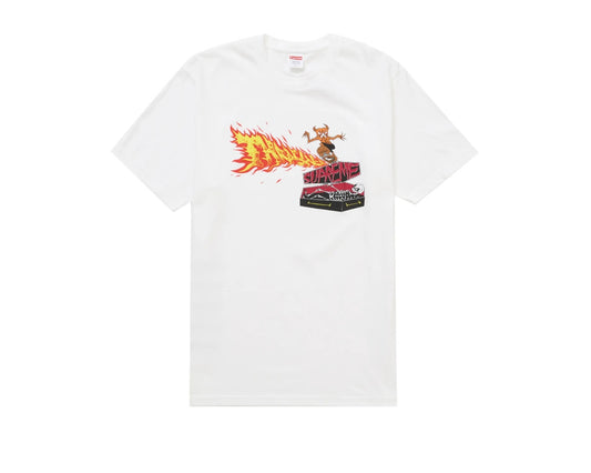 Supreme Thrasher Back Tail Tee White