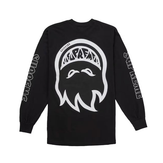 Supreme Spitfire Big Head Long Sleeve Tee Black