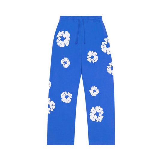 Denim Tears Cotton Wreath Baggy Sweatpants Blue