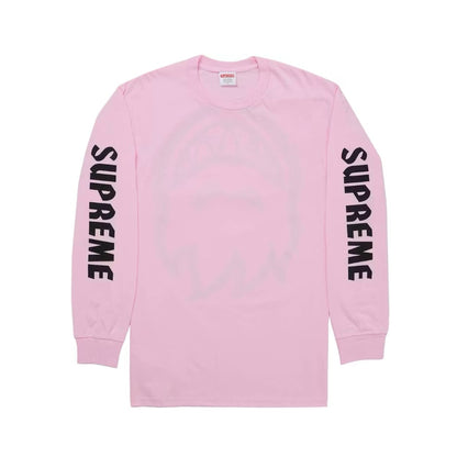 Supreme Spitfire Big Head Long Sleeve Tee Pink