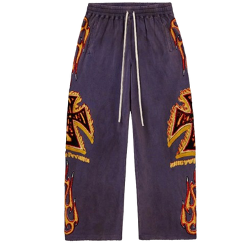 Vale LA Flare Sweats Navy