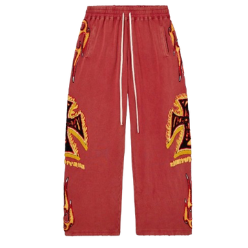 Vale LA Flare Sweats Red
