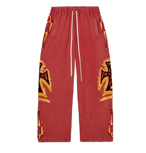 Vale LA Flare Sweats Red