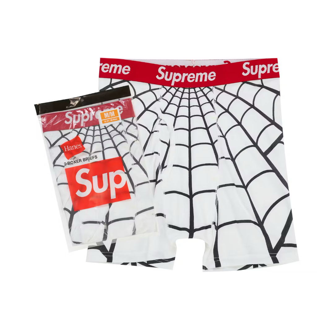 Supreme Spider Man Boxer Briefs White