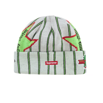Supreme New Era Star Beanie Stripe