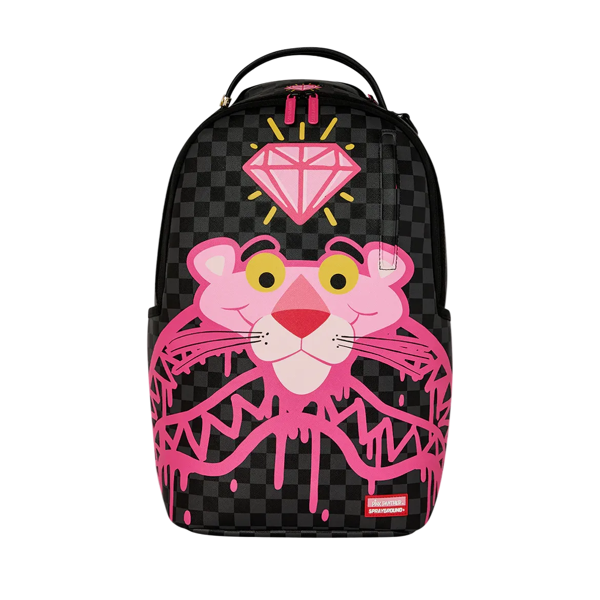 Sprayground Pink Panther Diamond Shark Backpack