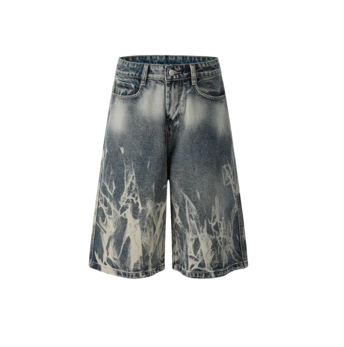 Undeveloped Acid Denim Jorts