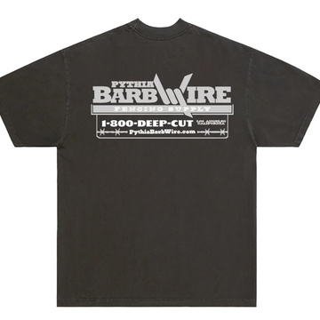 Pythia Barbwire Supply Tee Vintage Wash