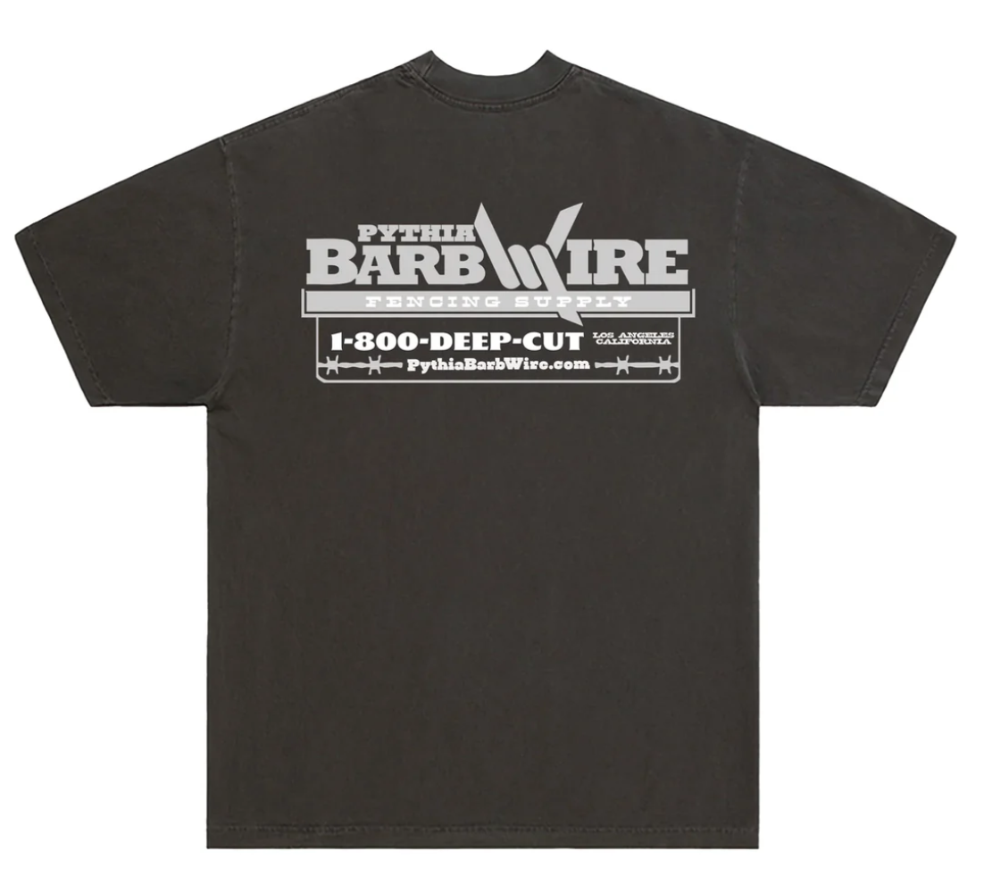 Pythia Barbwire Supply Tee Vintage Wash
