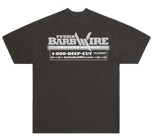 Pythia Barbwire Supply Tee Vintage Wash