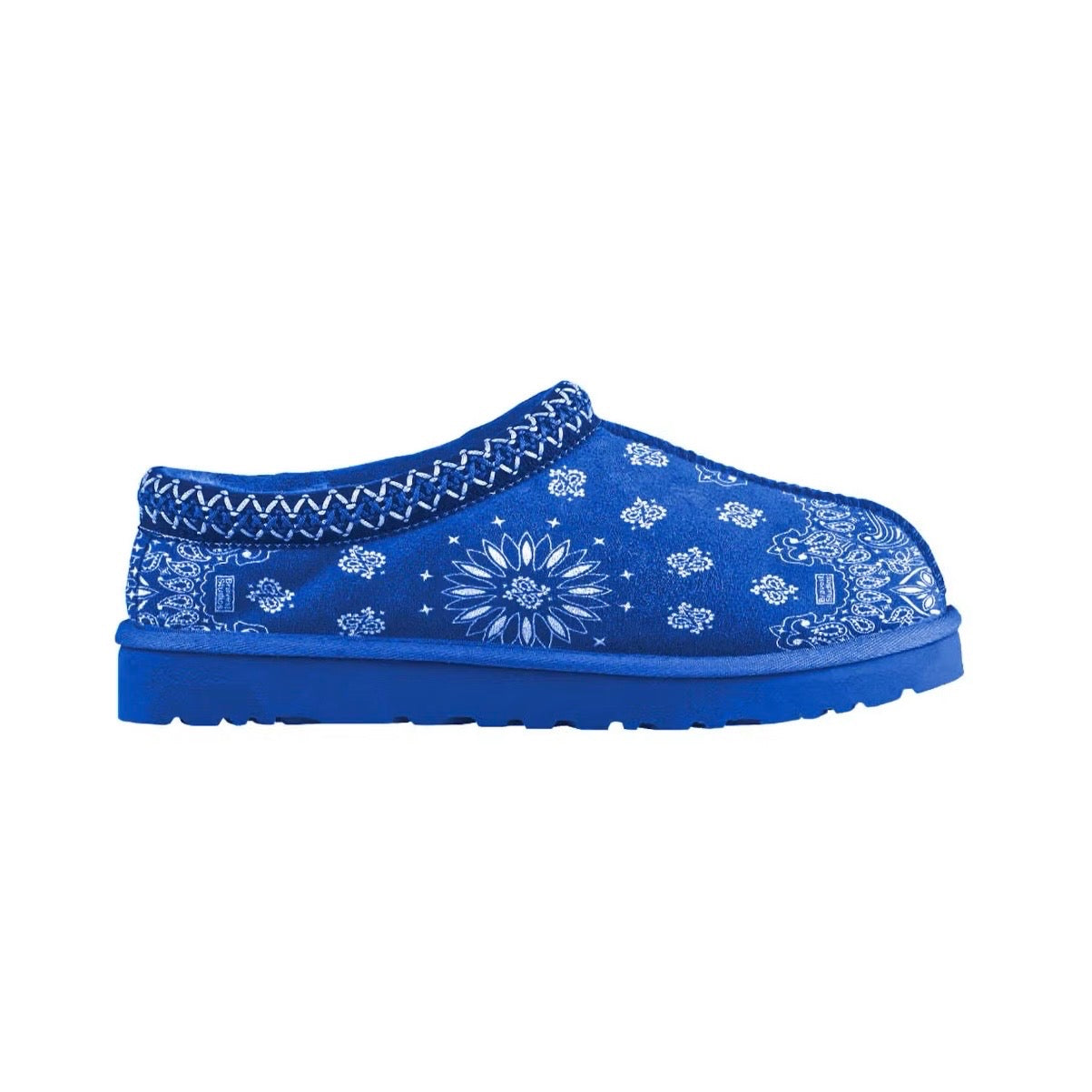 Bravest Blue Paisley Slippers