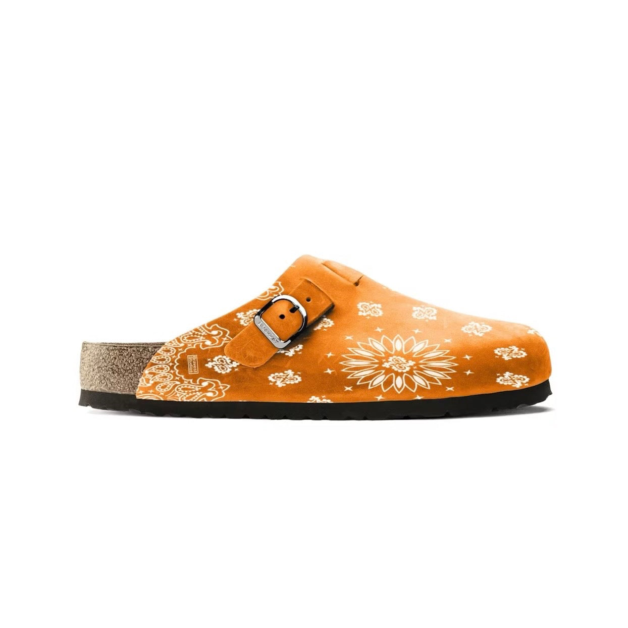 Bravest Paisley Mules Orange