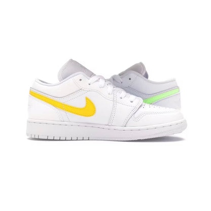 Jordan 1 Low White Neon