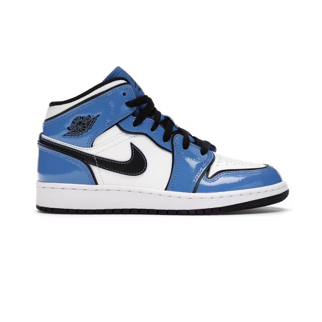 Jordan 1 Mid Signal Blue