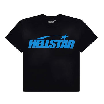 Hellstar Blue On Black Classic Tee