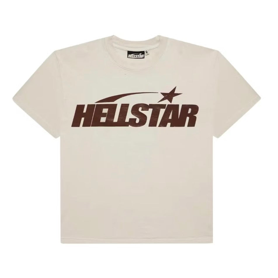 Hellstar Classic Logo White Brown