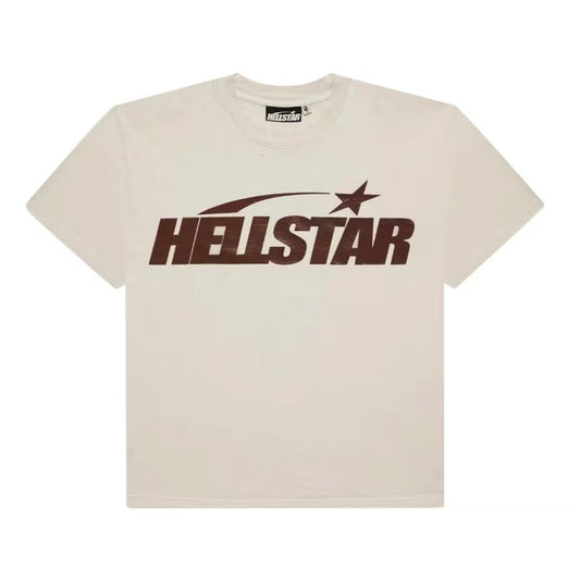 Hellstar Classic Logo White Brown