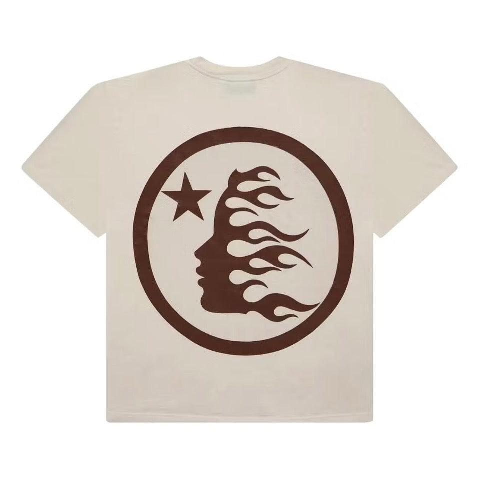 Hellstar Classic Logo White Brown