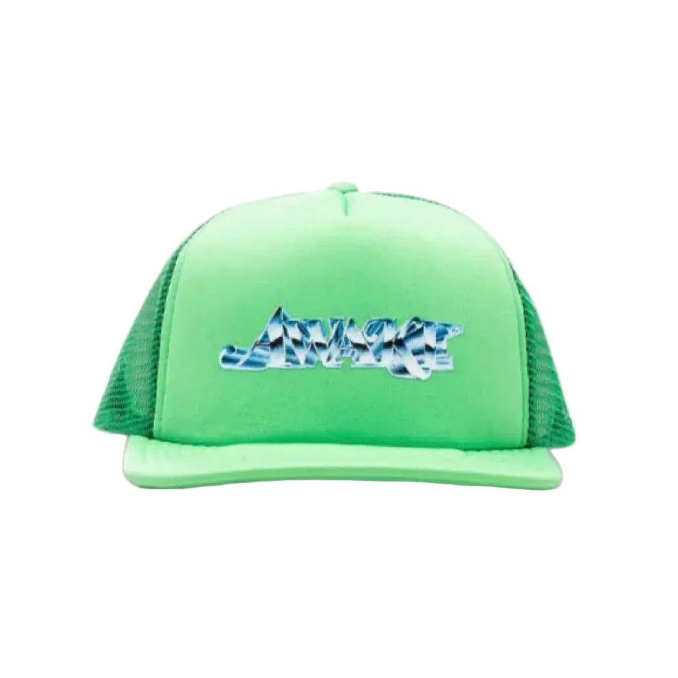 Awake Chrome Trucker Hat Green