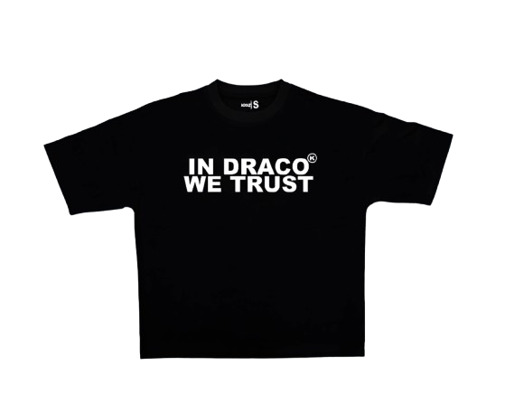 In Glock We Trust White Black Tee