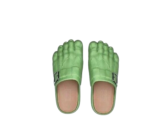 Bravest Green Foot Clogs