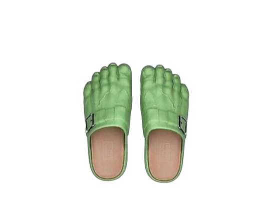 Bravest Green Foot Clogs