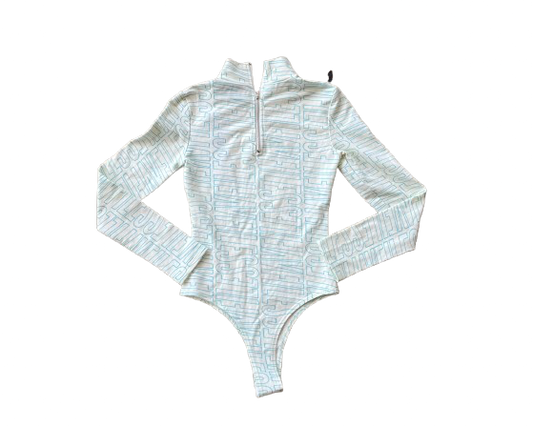 VFILES White/Teal Bodysuit