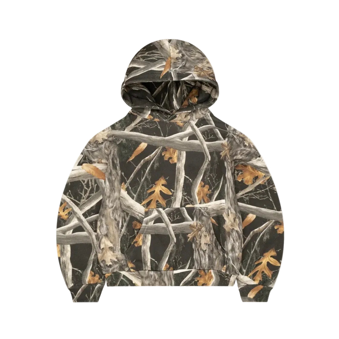Bravest Tree Camo Hoodie Black