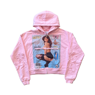 Girls Luv HBK Zip Up Pink