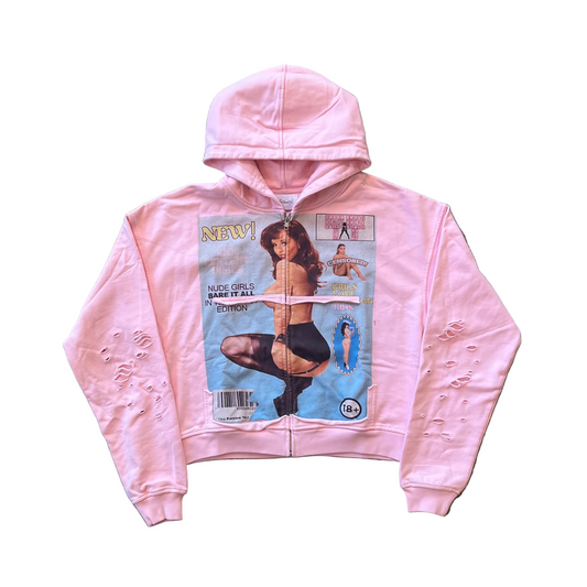 Girls Luv HBK Zip Up Pink