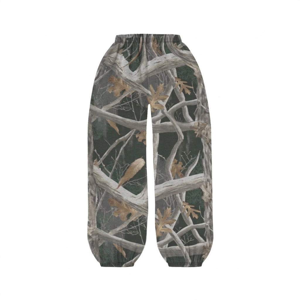 Bravest Tree Camo Sweatpants Black